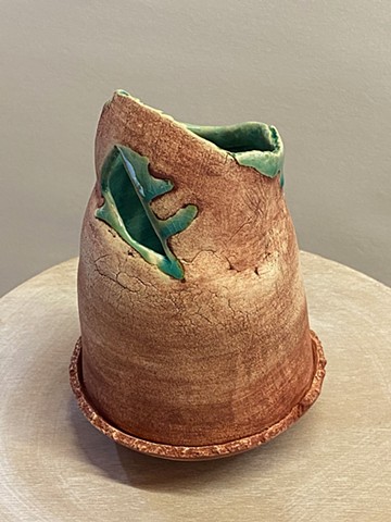 Red and Green vessel1-£150