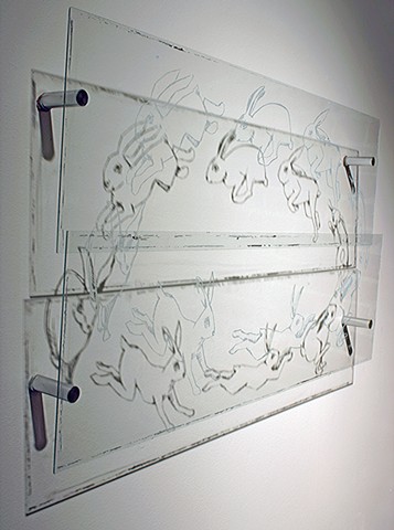 Drawings for glass Etchings