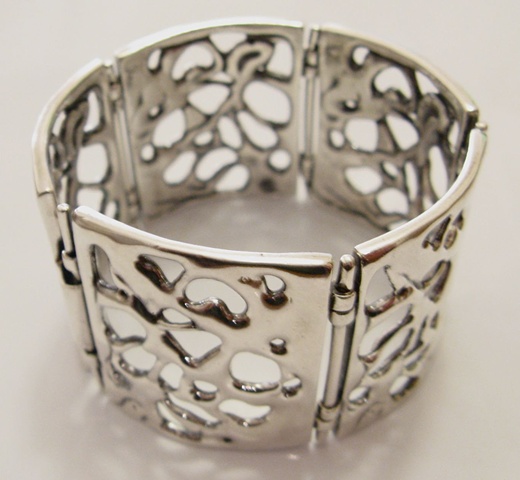 casted sterling silver