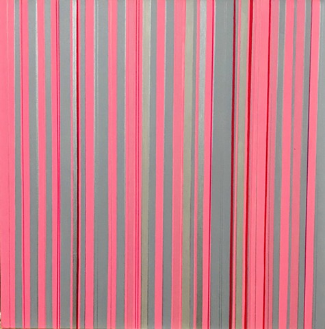 Multi-Pink Stripes with Silver