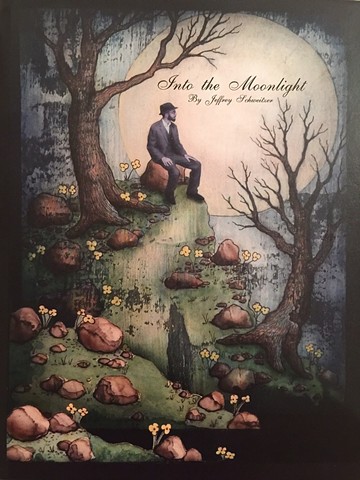 Into The Moonlight is the first illustrated short story of narrative poems by artist Jeffrey Schweitzer