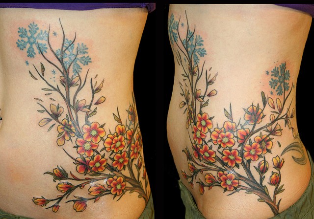 seasons nature tattoo