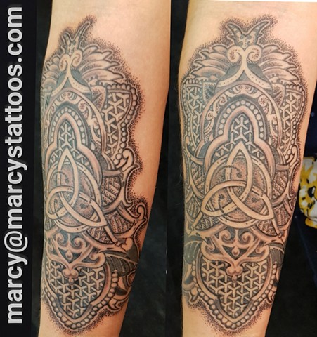 nordic lotus tattoo