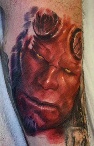 Hellboy Eric James tattoo