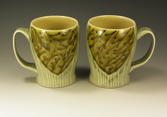 floral slim mugs