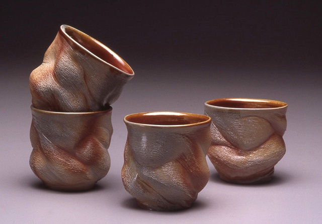 Four Shino Cups