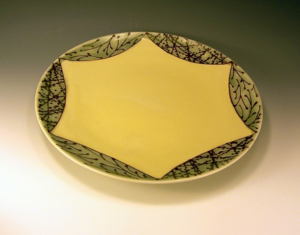 dinner plate without ledge