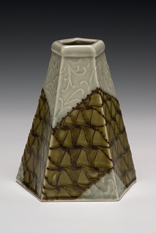 pentagonal vase