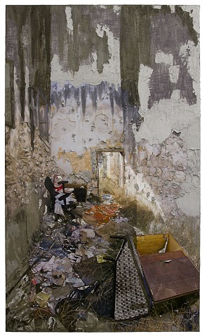 Wadi Salib: Cabinet with Two Chairs