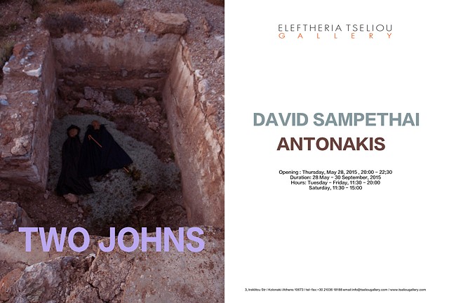 TWO JOHNS
Duo show with Antonakis Christodoulou
Eleftheria Tseliou Gallery (2015)
Athens, Greece.