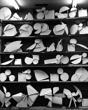 Paper Profile Canto models in studio circa 1973.