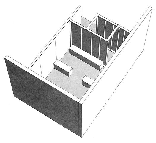 Technical Drawing of Projection Room