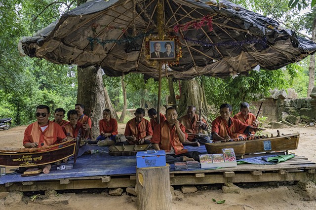 Musicians who are victims of landmines, Banreay Srei, Cambodia