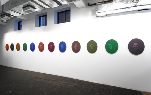 Floating Faces, Installation, Flashpoint Gallery, Washington, DC, 2008