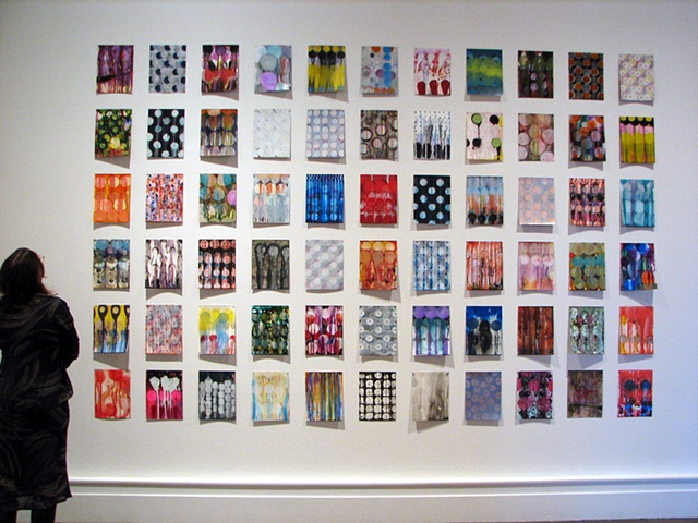 Installtion of 66 Small Paintings at the Albright Knox Art Gallery, Beyond In 2007