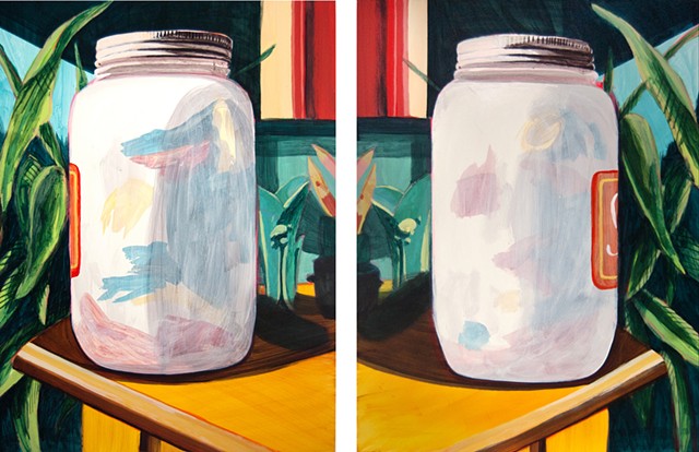Jordan Buschur painting of jars