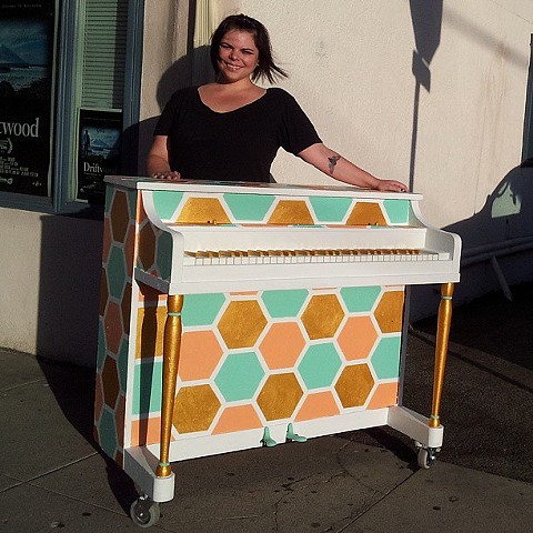 State Street Honeycomb Piano