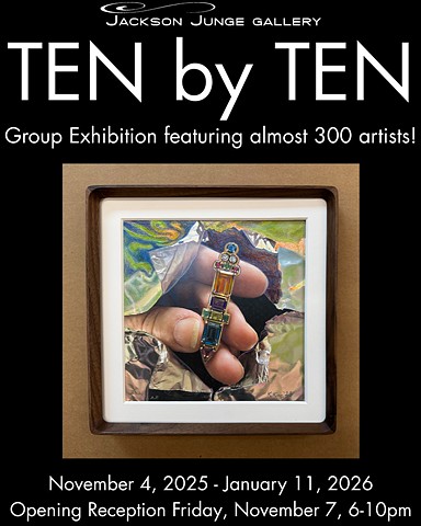 Kathleen King has 2 pieces included in "Ten by Tem" group show at Jackson Junge Gallery