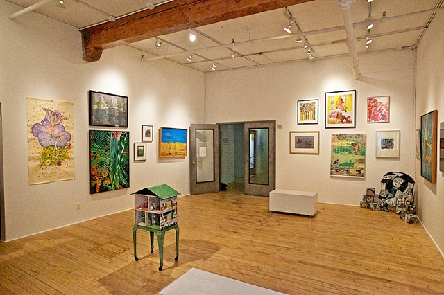An interior view of the new Viridian Artists,INC. gallery space. 