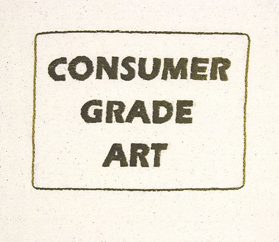 oh lord, not another piece of word art (consumer grade art)