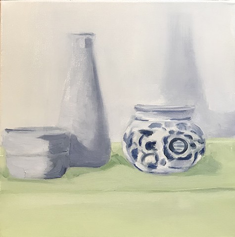 Pottery (Blue & White Bowl)