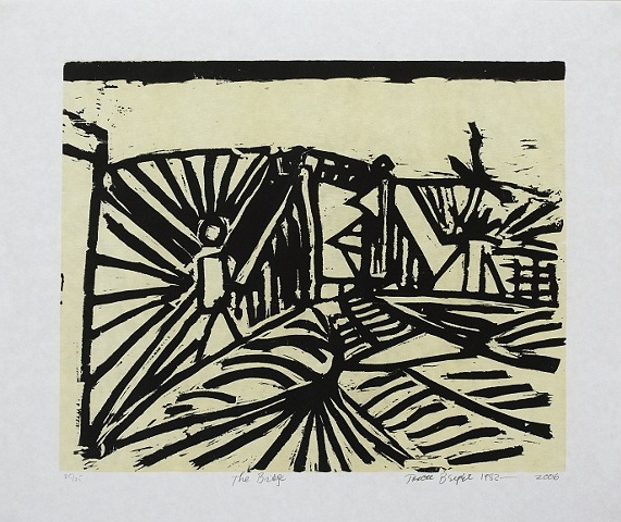 The Bridge,  Woodcut, 1982 - 2006