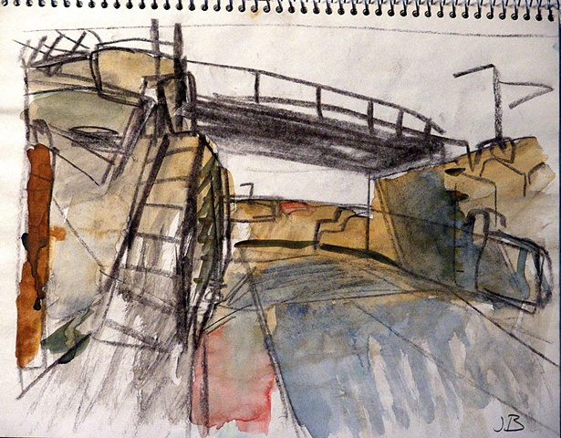 The Bridge, One of the First Sketches