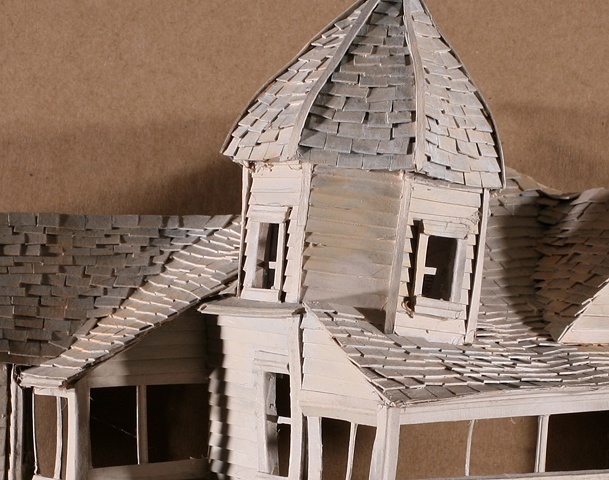 fold away house detail