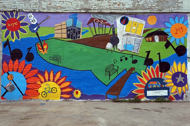 Clarksdale Mural Project: "Change: Haves and Don'ts"