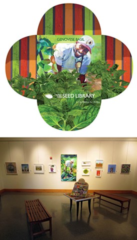 Art seed pack and exhibition.