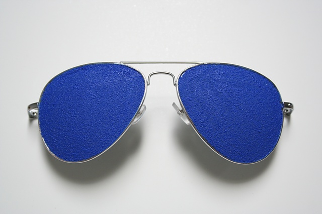 self portrait (blue sunglasses)