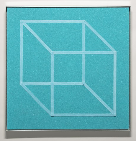 necker's cube (blue-teal)