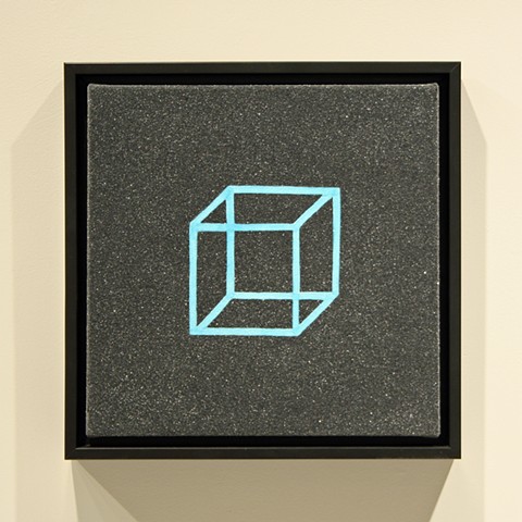 blue necker's cube