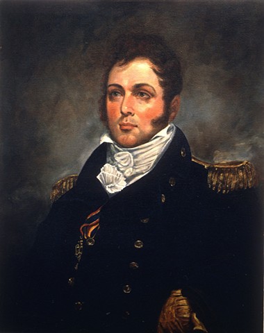 Commodore Oliver Hazard Perry, Battle of Lake Erie, War of 1812, war hero, icons