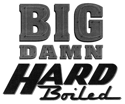"Big Damn" portion of the Hard Boiled logo for Dark Horse Comics