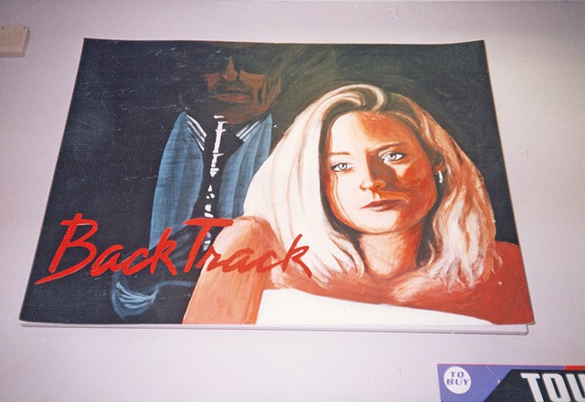 BackTrack Display (starring Jodie Foster) 4'x 3' Foamcore + acrylic paints Client: Tower Records + Video