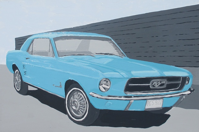 Mustang 1966 Teal Commission Fastback