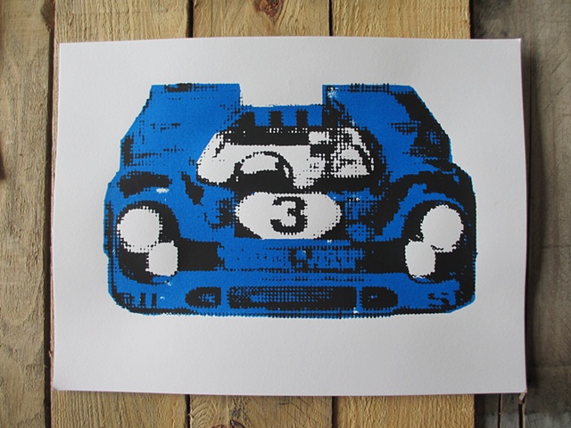 Race Car (Blue)