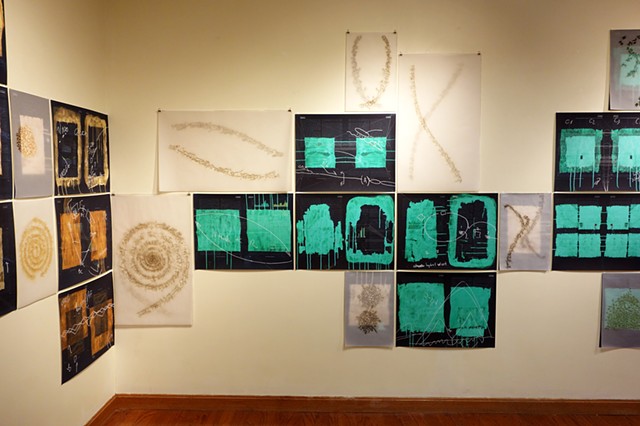 Sequencing stories, installation view