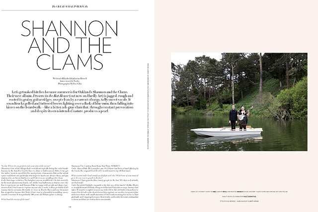 Shannon and the Clams 

Flaunt Magazine