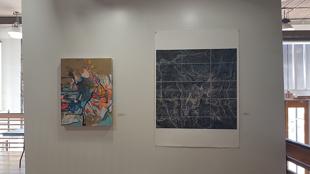 Group Exhibition: Map! Jennifer Brickey, Nick DeFord, Marcia Goldenstein, and Tony Sobota,
The Balcony Gallery, Emporium Building, Knoxville, TN, Curated by Jennifer Brickey (2015)