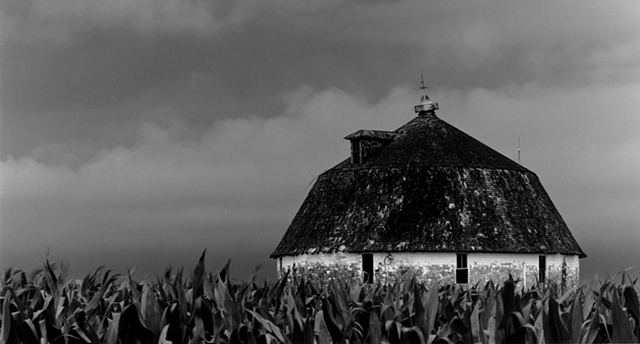 Round Barn in Corn