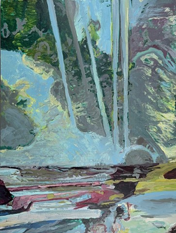 'New Horizon' 2025, oil on linen, 40 x 30-in, 102 x 76-cm