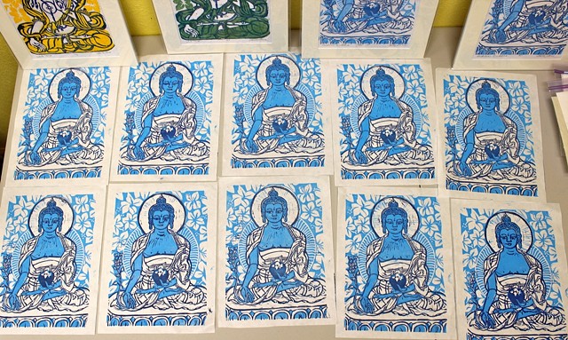 Medicine Buddha, #DrawingBuddhasandBodhisattvas, Contemporary Himalayan Art