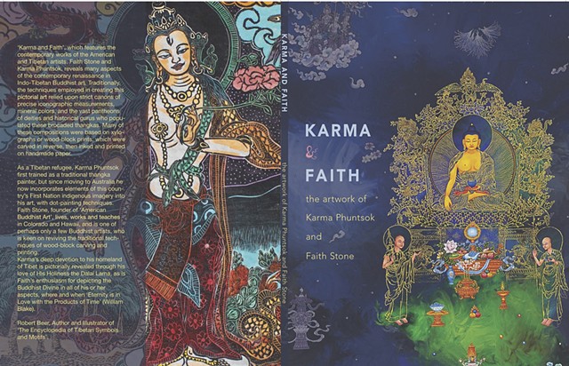 Karma & Faith book, Art of Karma and Faith, books Karma and Faith, Contemporary Buddhist Art