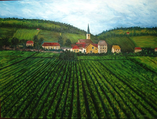 French Village in Vineyards