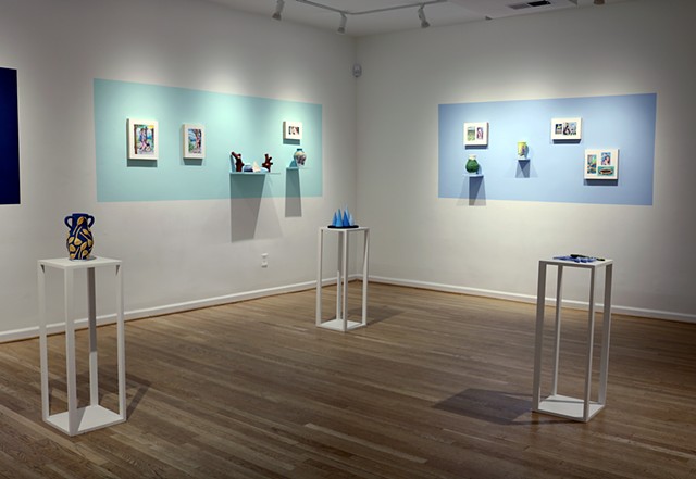 Installation view of Outliers at IA & A at Hillyer