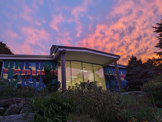 "The Sea, Just Like Your Eyes, Became a Refuge" Sunset