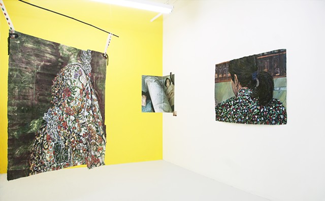 Installation View, Meena Hasan & Tommy Kha: Other Echoes Inhabit The Garden, LAUNCHF18, New York, NY