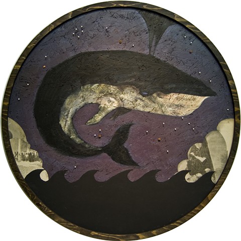 Whales, Alternate Moby Dick, Brooklyn Art, Portland, Tom Keating, Wayfarers
